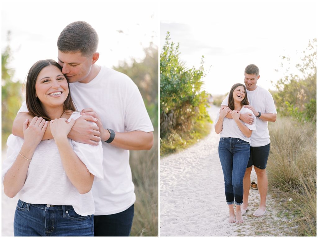 charming Sarasota engagement