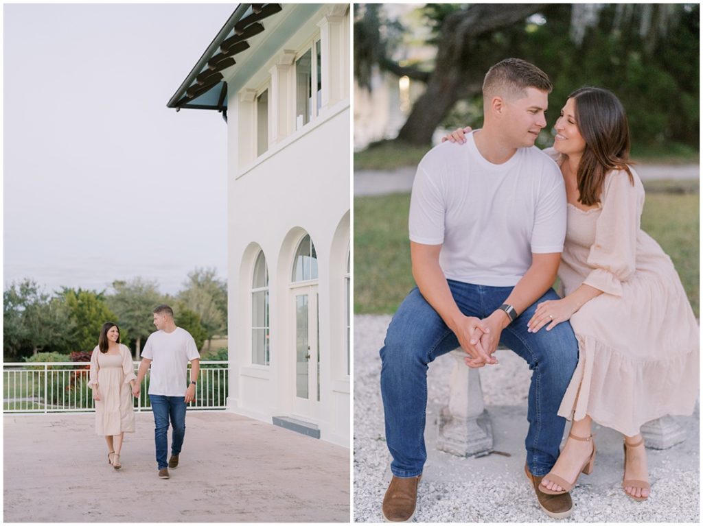 charming Sarasota engagement